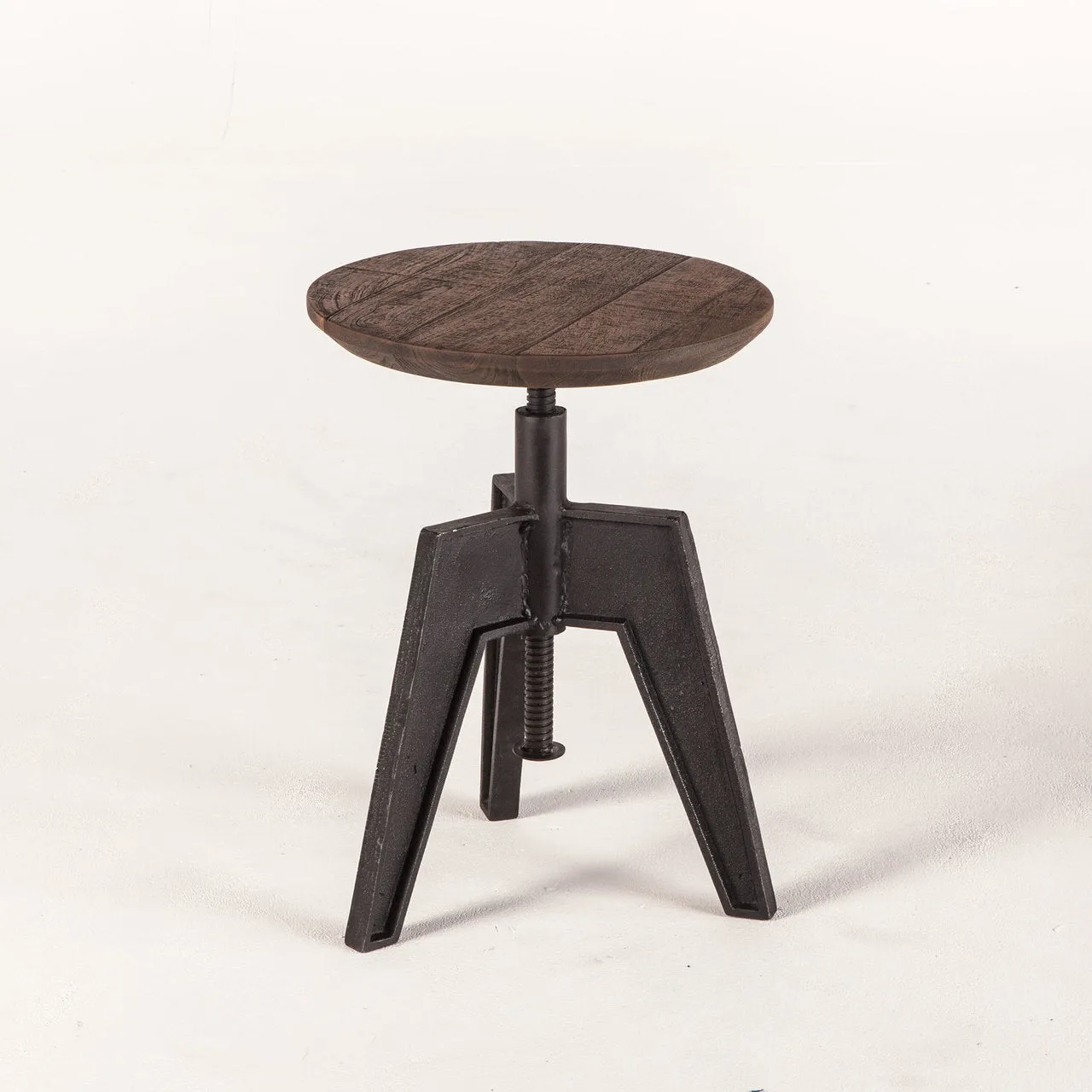 Carnegie Adjustable Stool - Bandsaw Teak