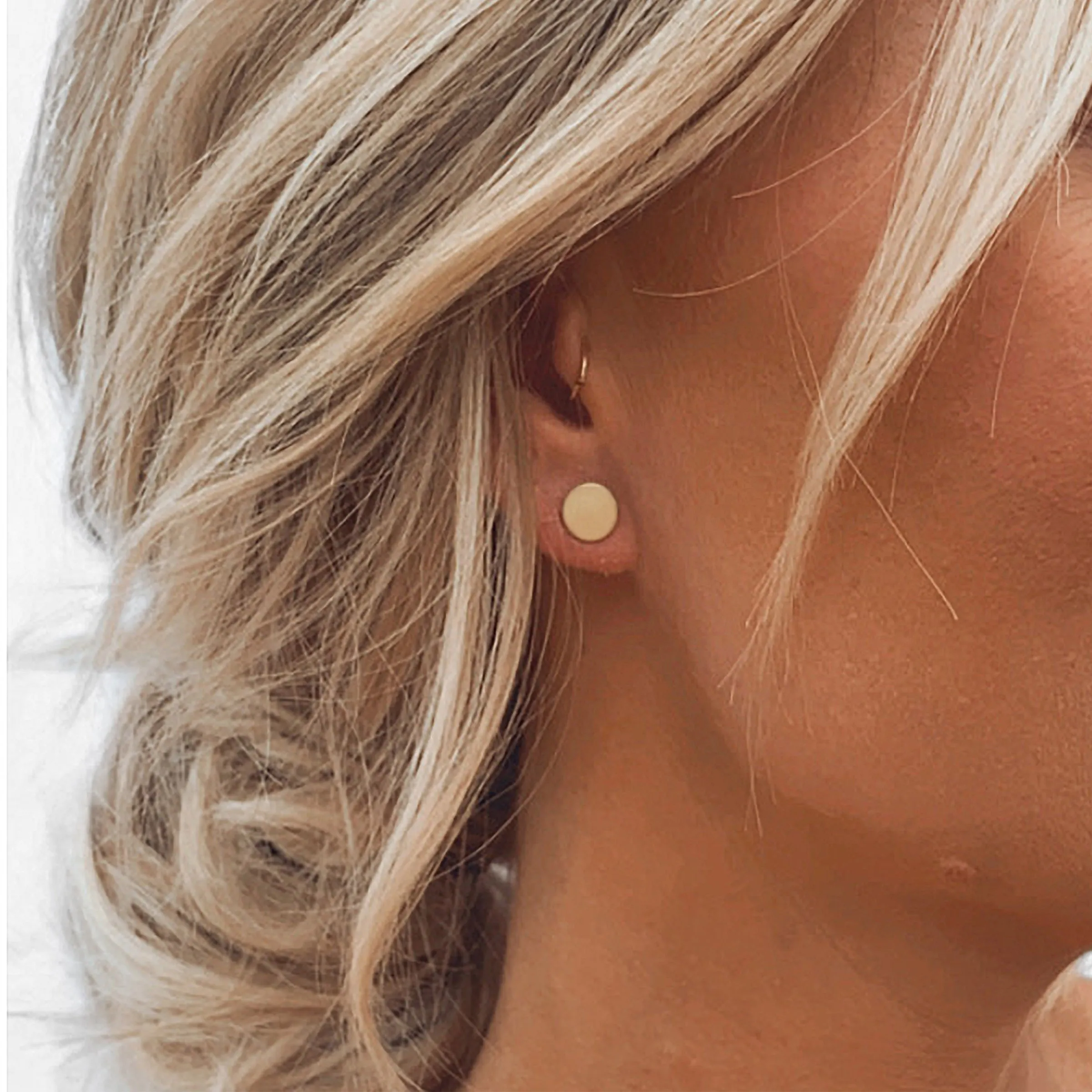 Circle Stud Earring