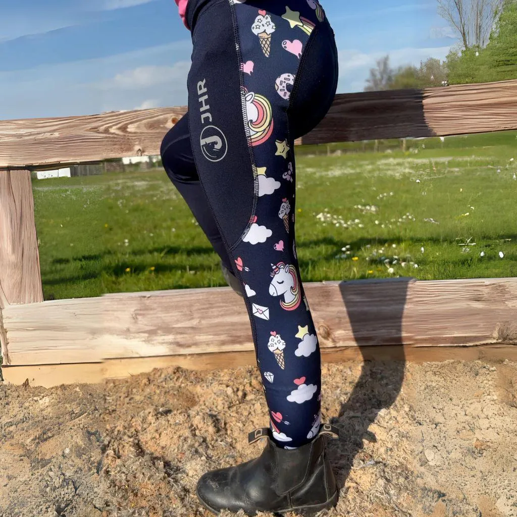 JHR Childs Unicorn Riding Tights