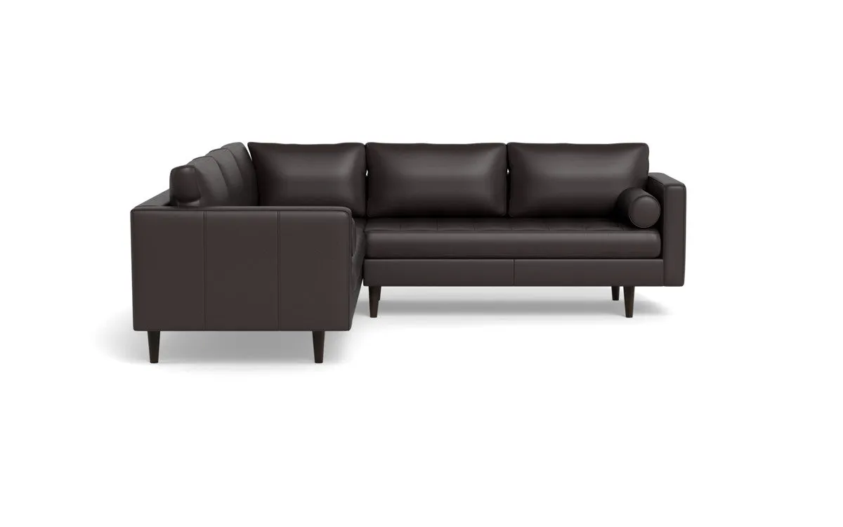 Ladybird 103" Leather Corner Sectional
