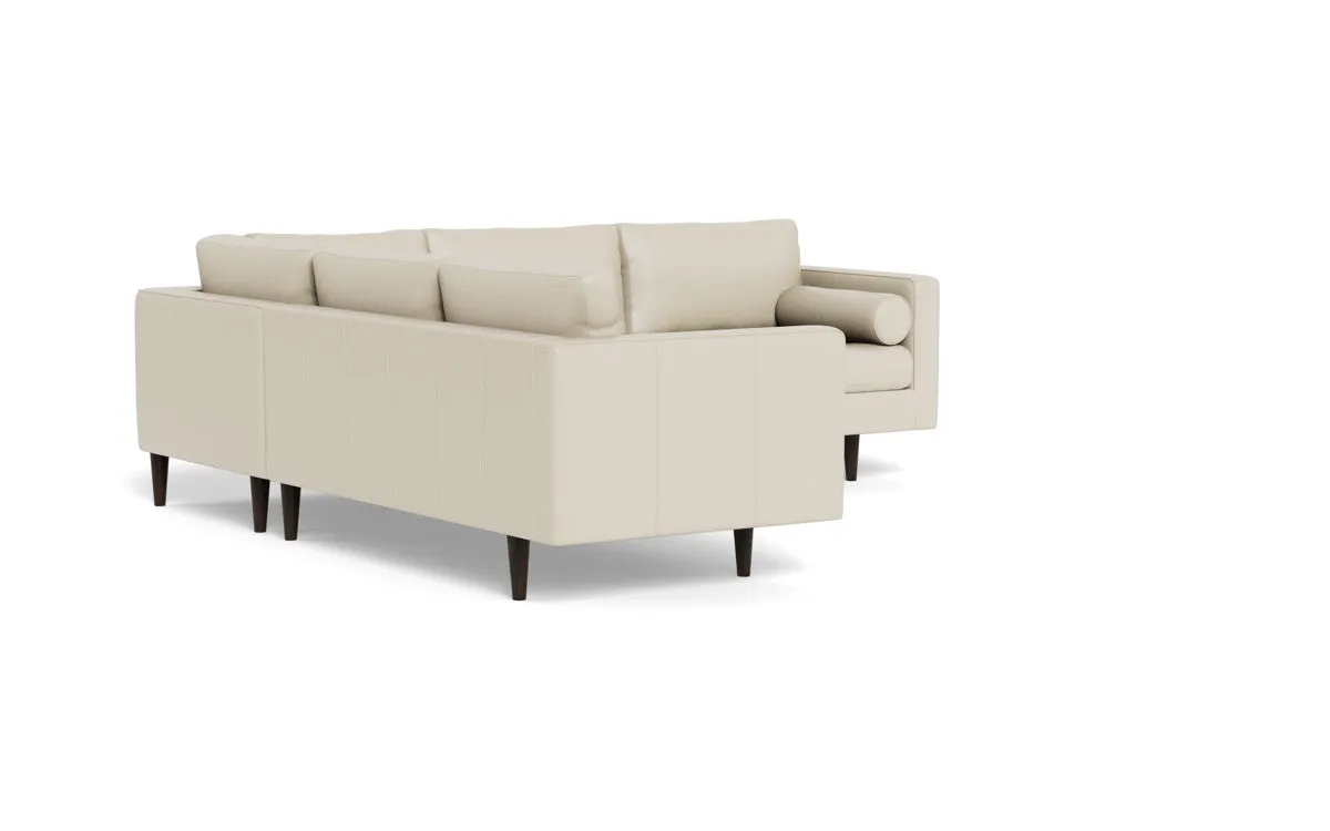 Ladybird 103" Leather Corner Sectional